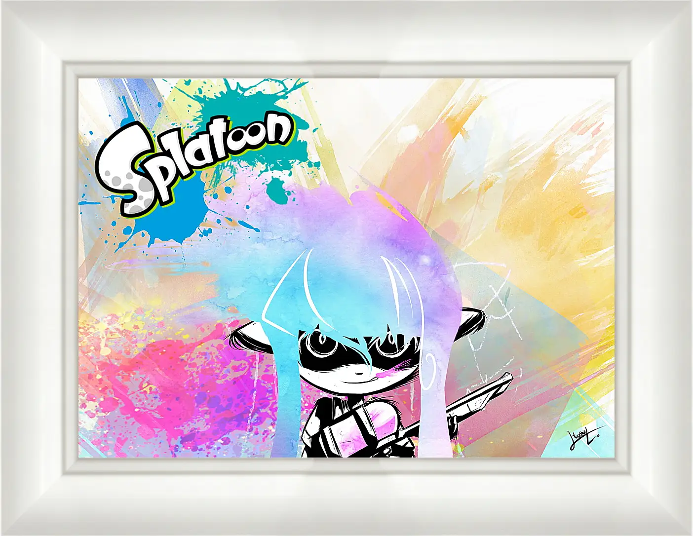 Картина в раме - Splatoon
