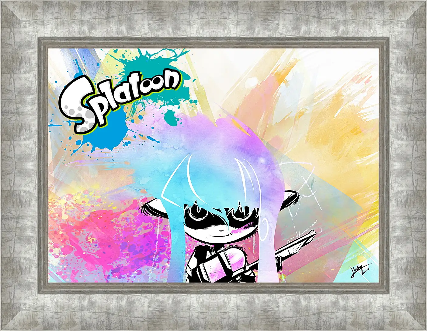 Картина в раме - Splatoon
