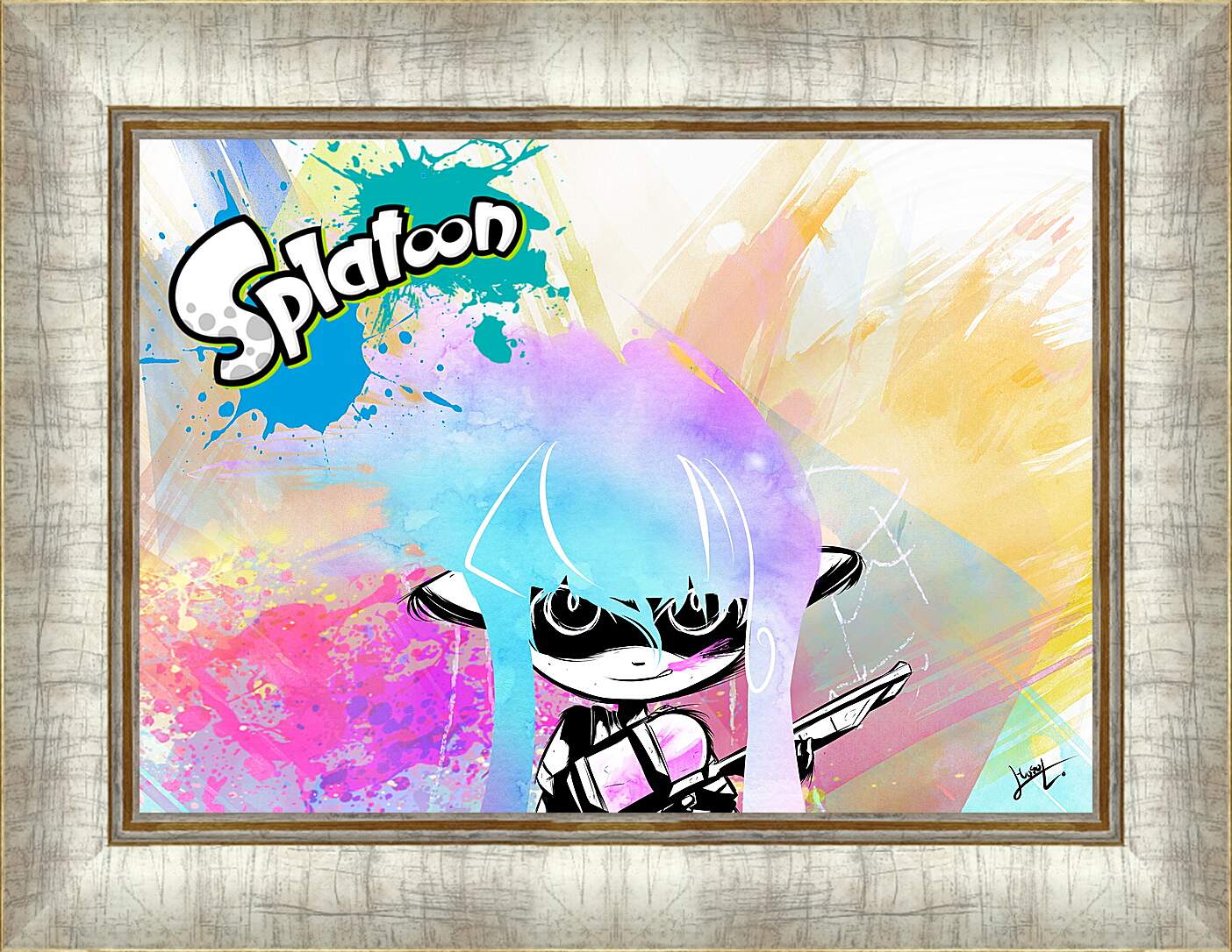 Картина в раме - Splatoon
