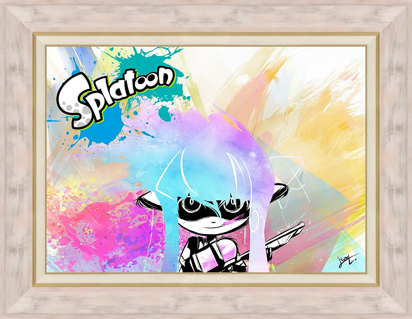 Картина в раме - Splatoon
