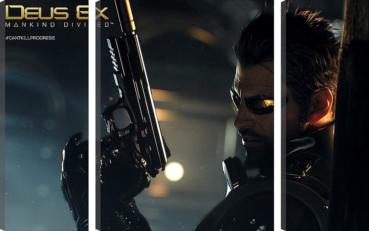 Модульная картина - Deus Ex: Mankind Divided
