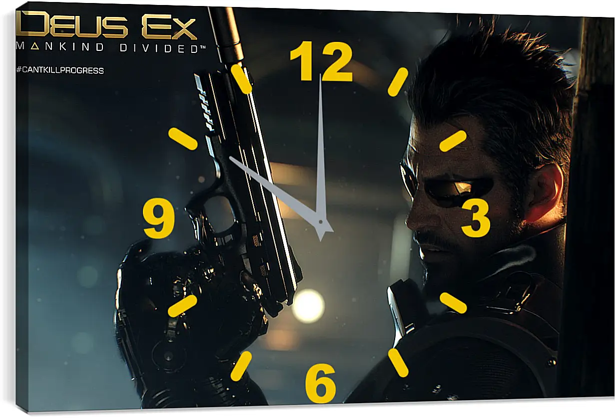 Часы картина - Deus Ex: Mankind Divided
