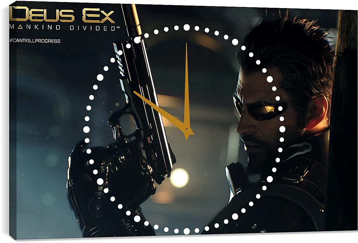 Часы картина - Deus Ex: Mankind Divided
