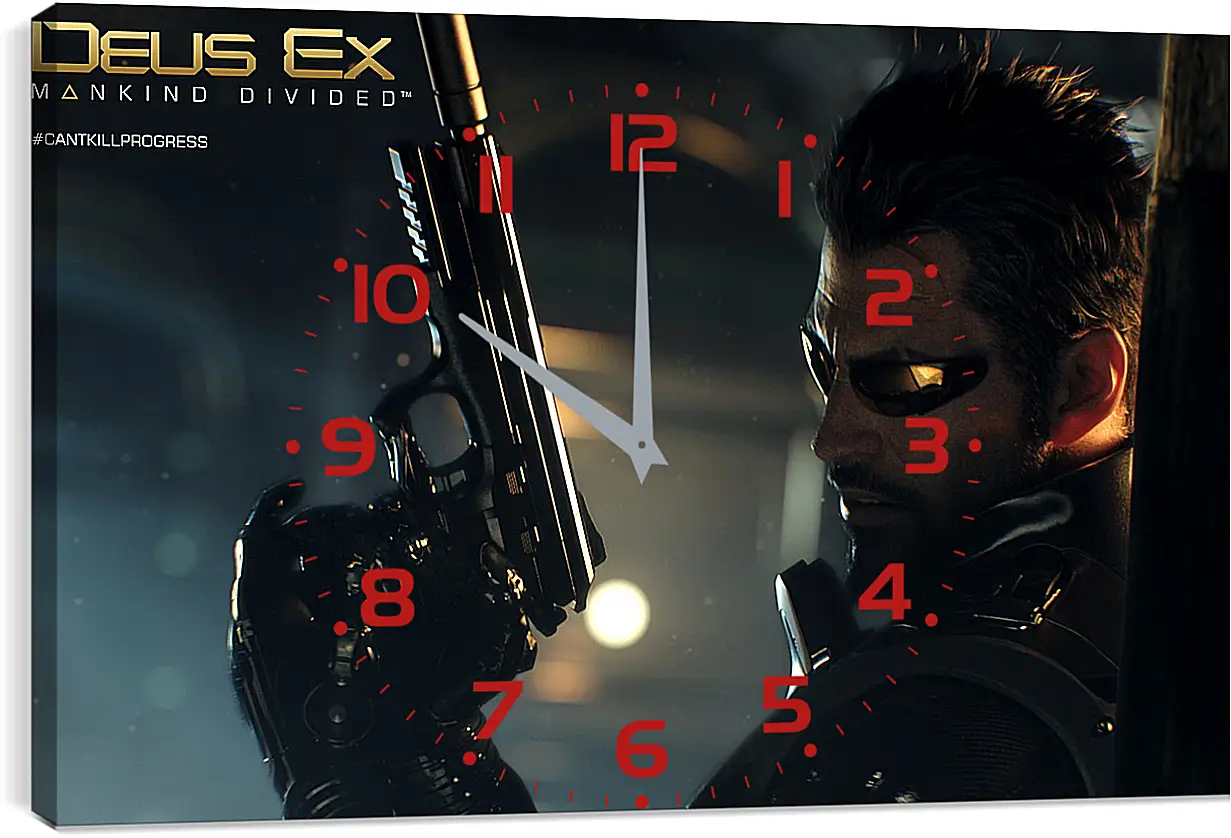 Часы картина - Deus Ex: Mankind Divided
