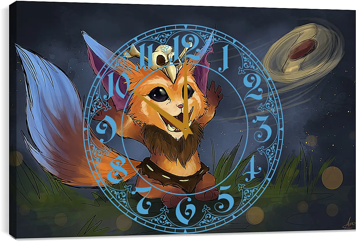 Часы картина - League Of Legends
