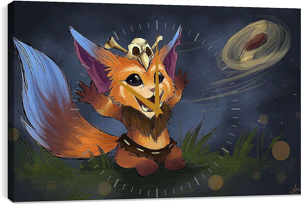 Часы картина - League Of Legends
