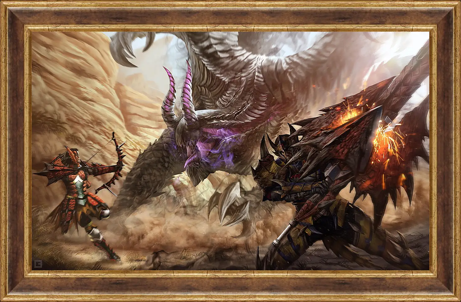 Картина в раме - Monster Hunter 4 Ultimate
