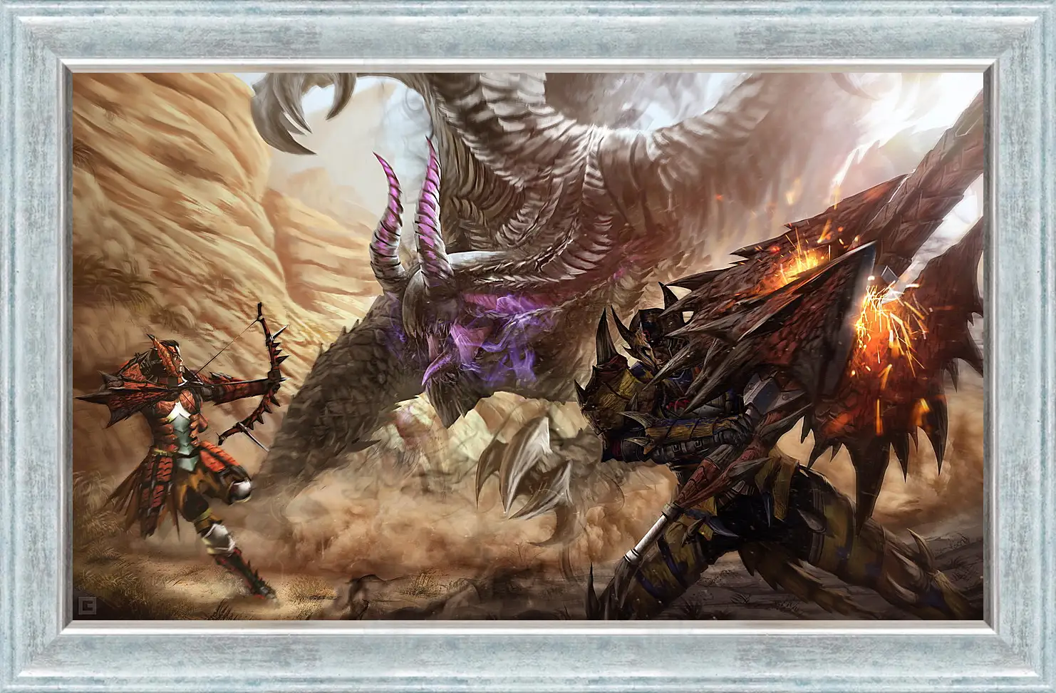 Картина в раме - Monster Hunter 4 Ultimate
