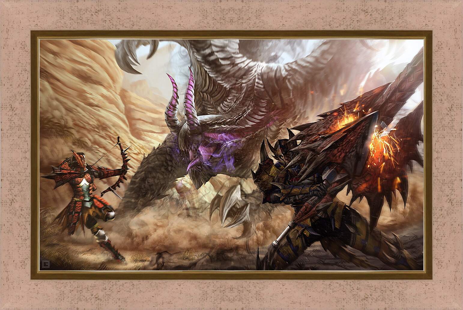 Картина в раме - Monster Hunter 4 Ultimate
