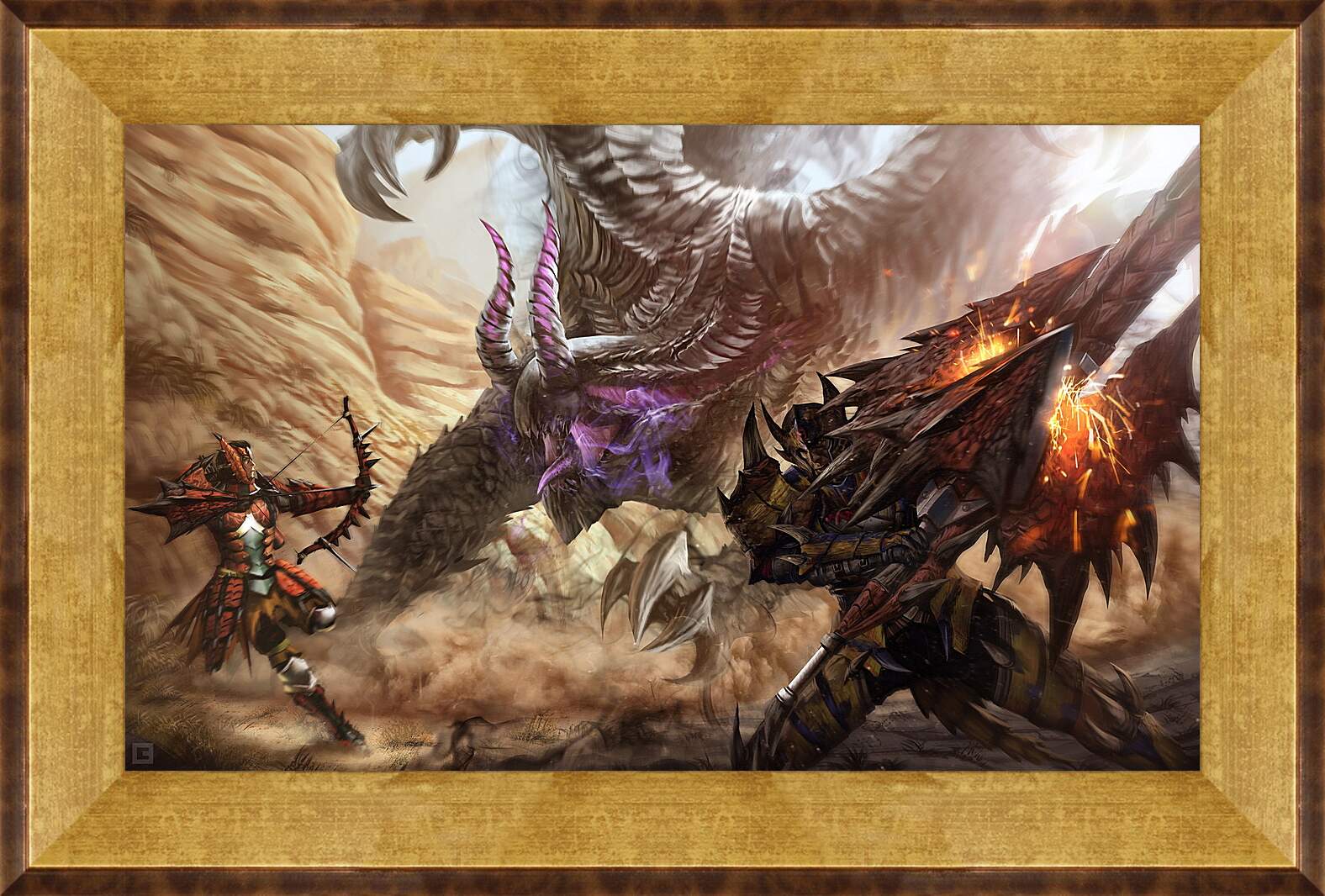 Картина в раме - Monster Hunter 4 Ultimate
