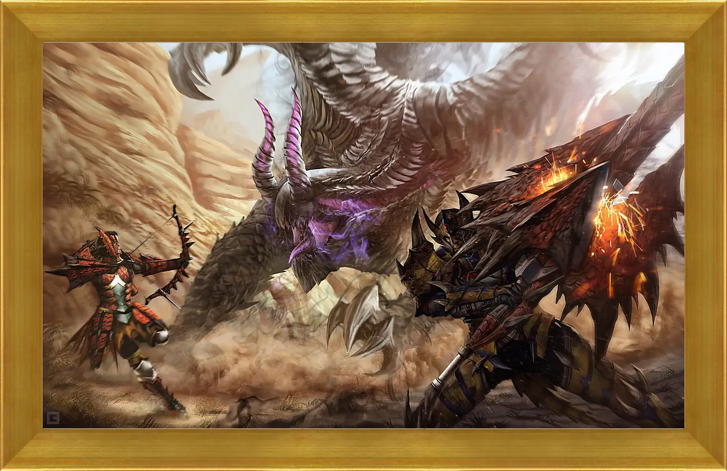 Картина в раме - Monster Hunter 4 Ultimate
