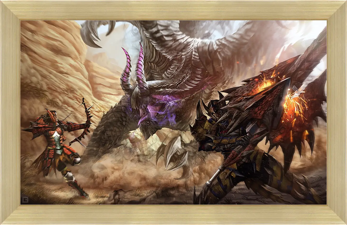 Картина в раме - Monster Hunter 4 Ultimate
