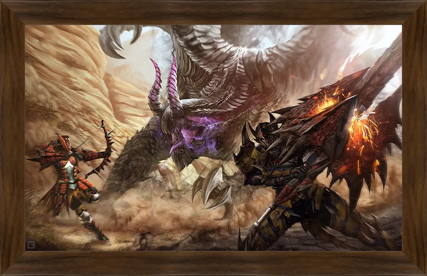 Картина в раме - Monster Hunter 4 Ultimate
