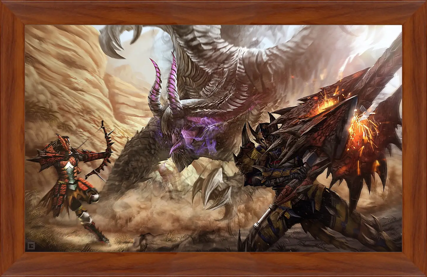 Картина в раме - Monster Hunter 4 Ultimate
