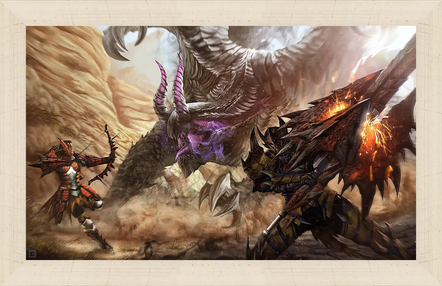 Картина в раме - Monster Hunter 4 Ultimate
