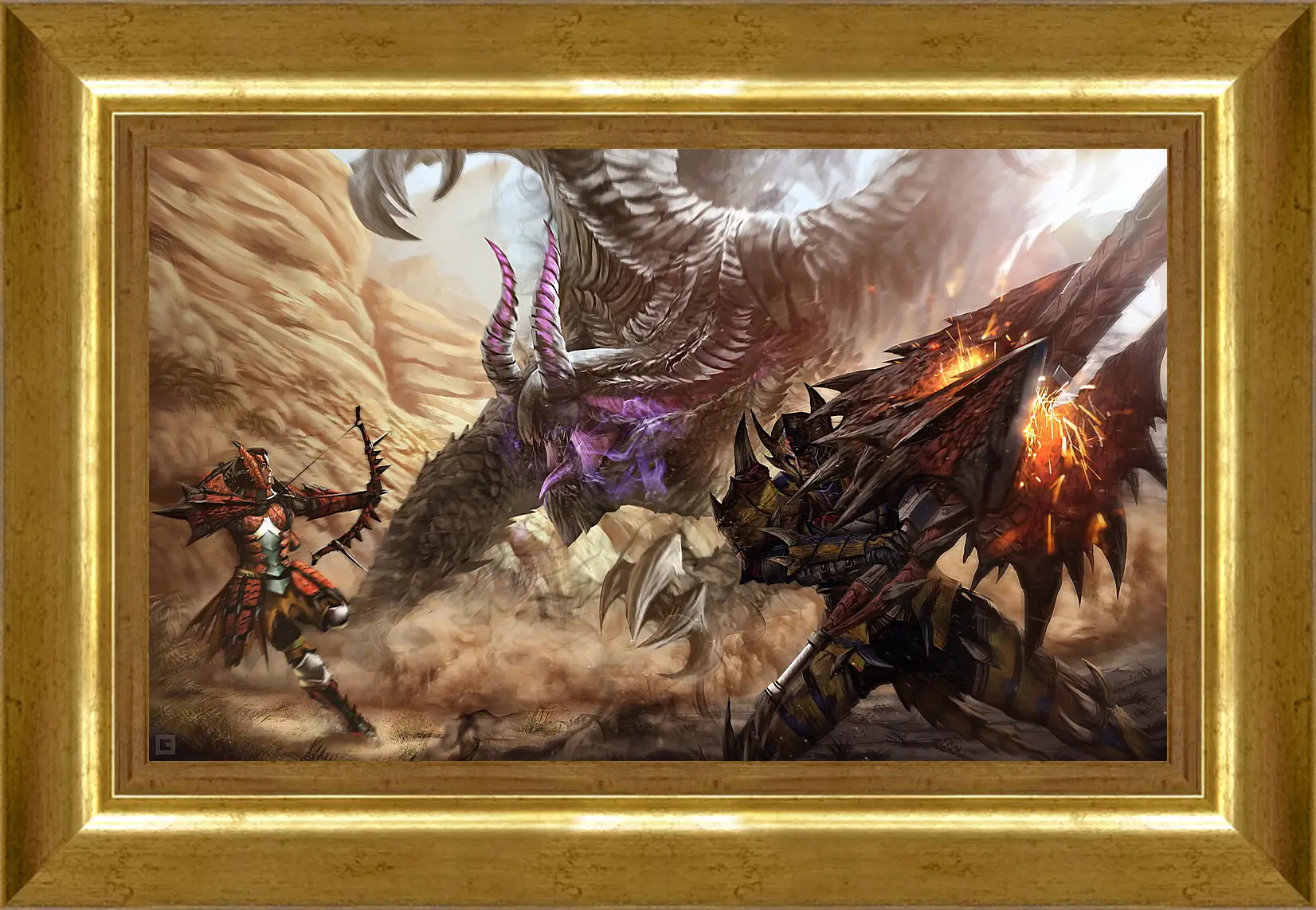 Картина в раме - Monster Hunter 4 Ultimate
