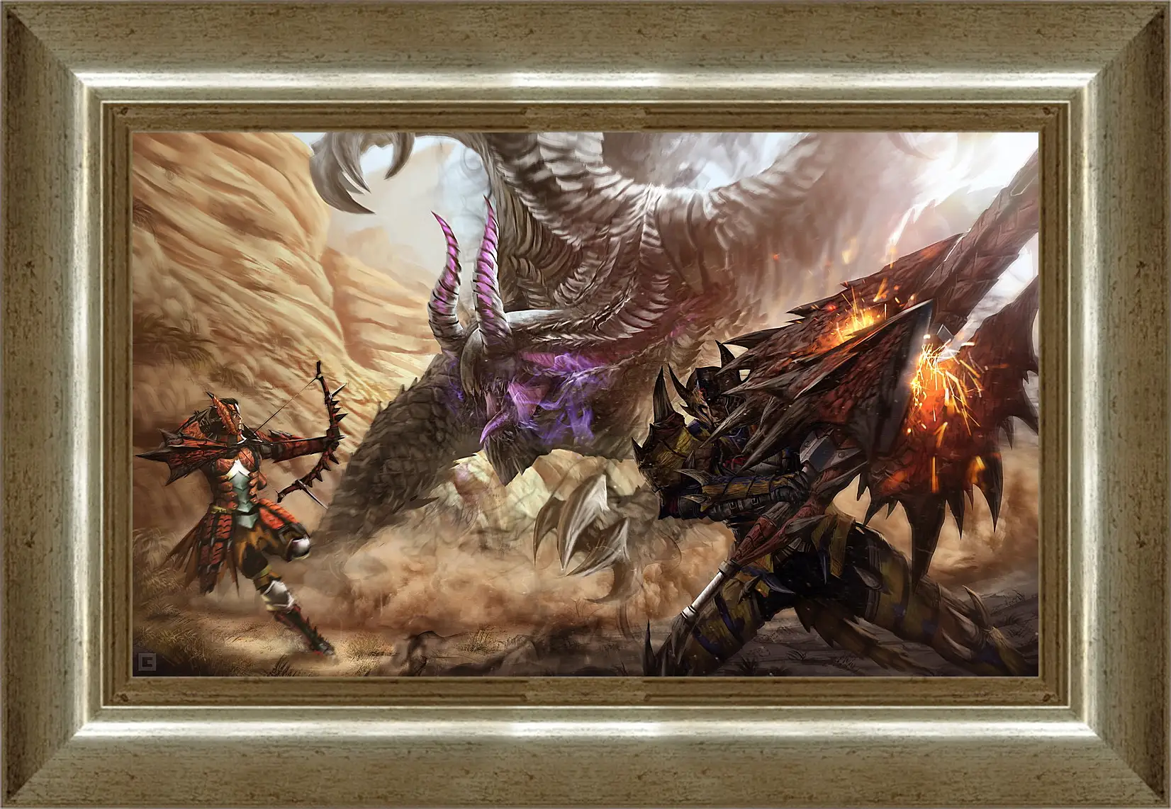 Картина в раме - Monster Hunter 4 Ultimate
