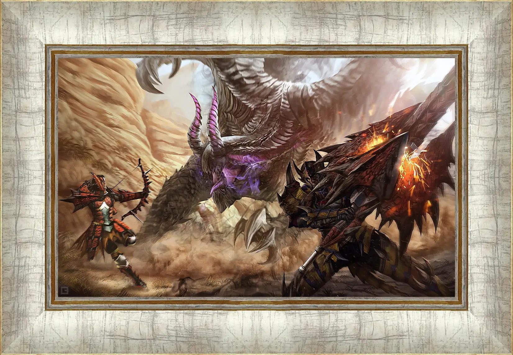 Картина в раме - Monster Hunter 4 Ultimate
