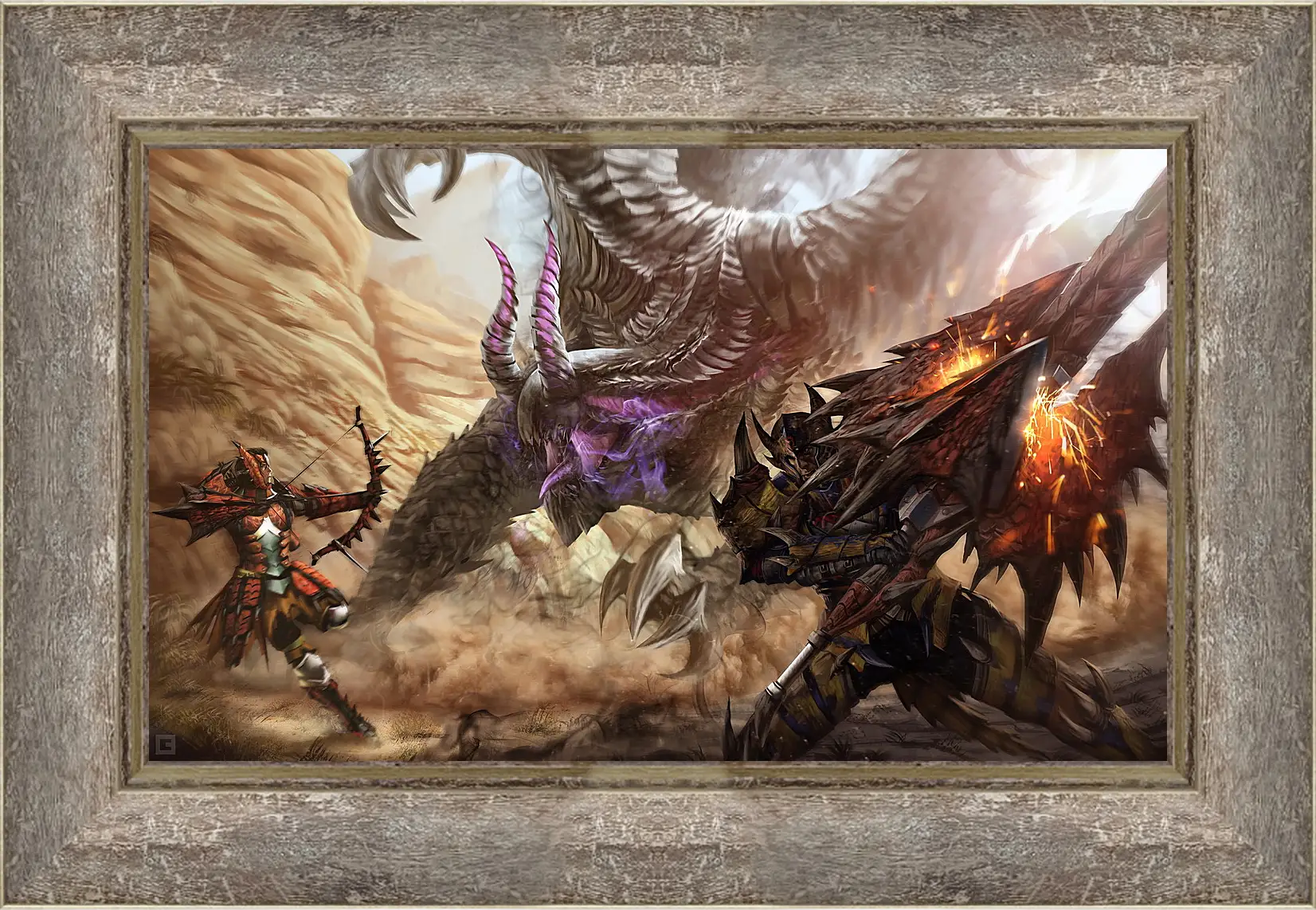 Картина в раме - Monster Hunter 4 Ultimate
