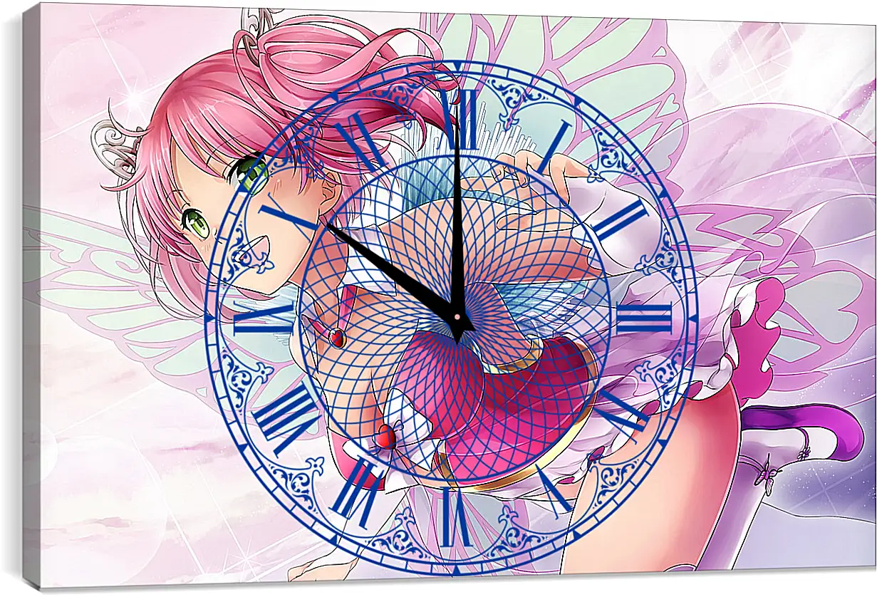 Часы картина - HuniePop
