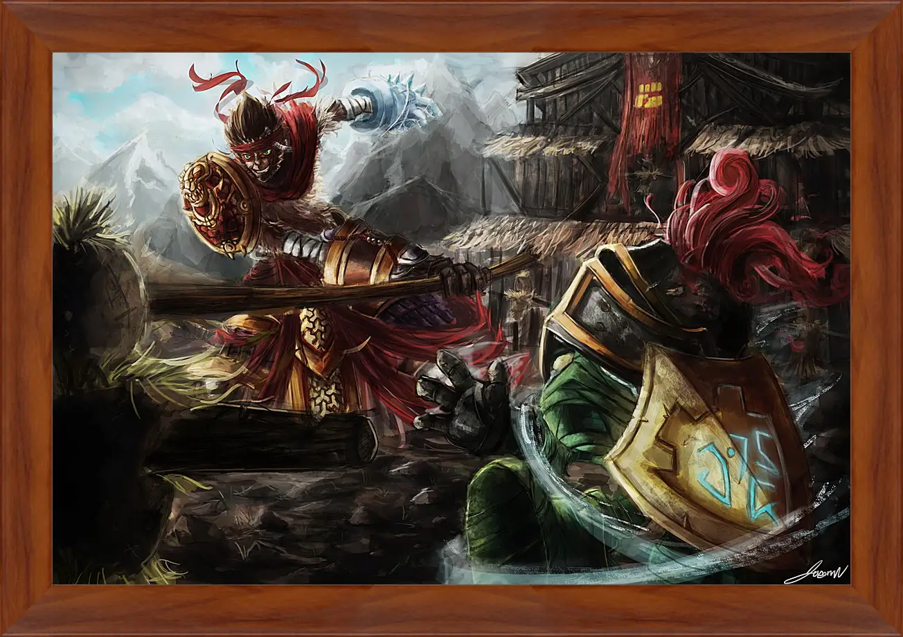 Картина в раме - League Of Legends
