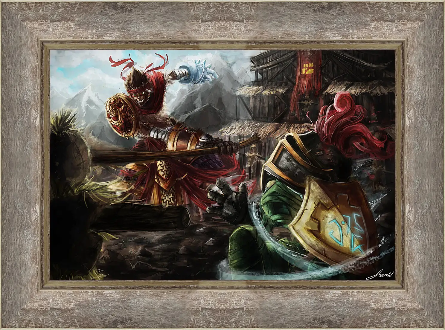 Картина в раме - League Of Legends
