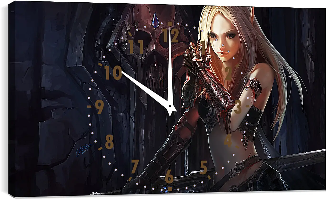 Часы картина - World Of Warcraft