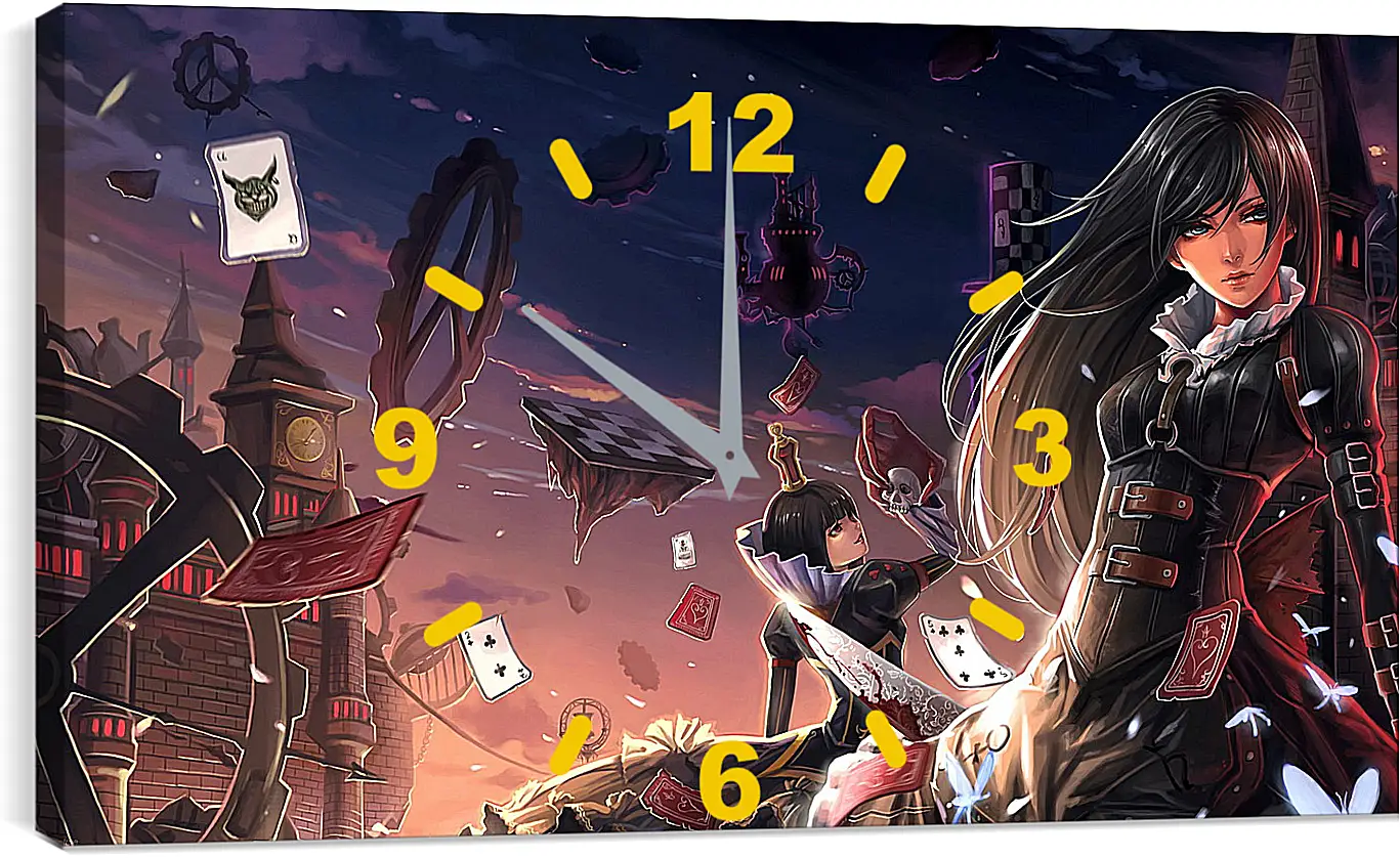 Часы картина - Alice: Madness Returns
