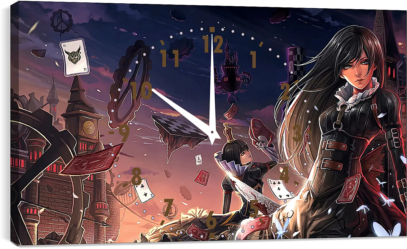 Часы картина - Alice: Madness Returns
