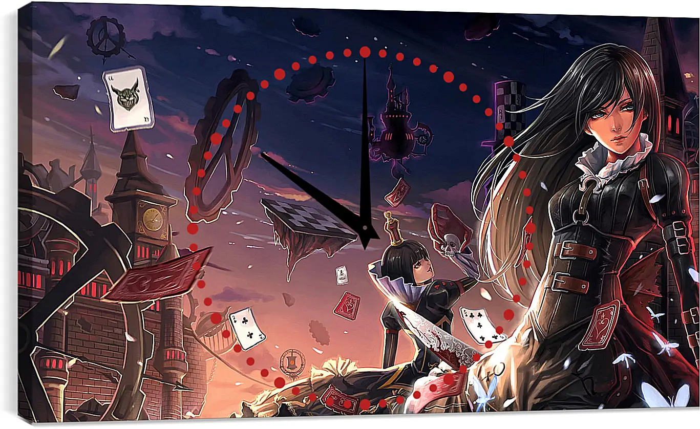 Часы картина - Alice: Madness Returns
