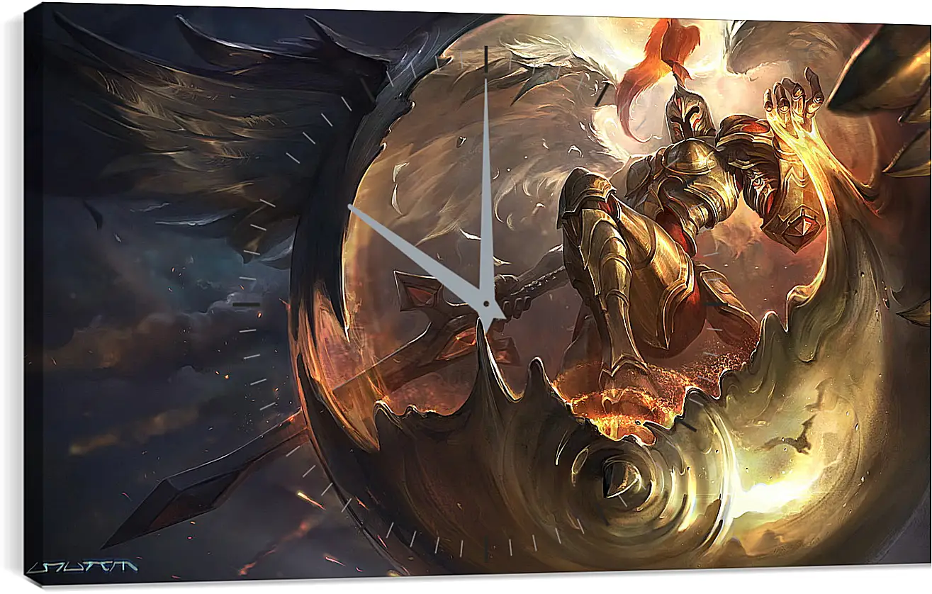 Часы картина - League Of Legends

