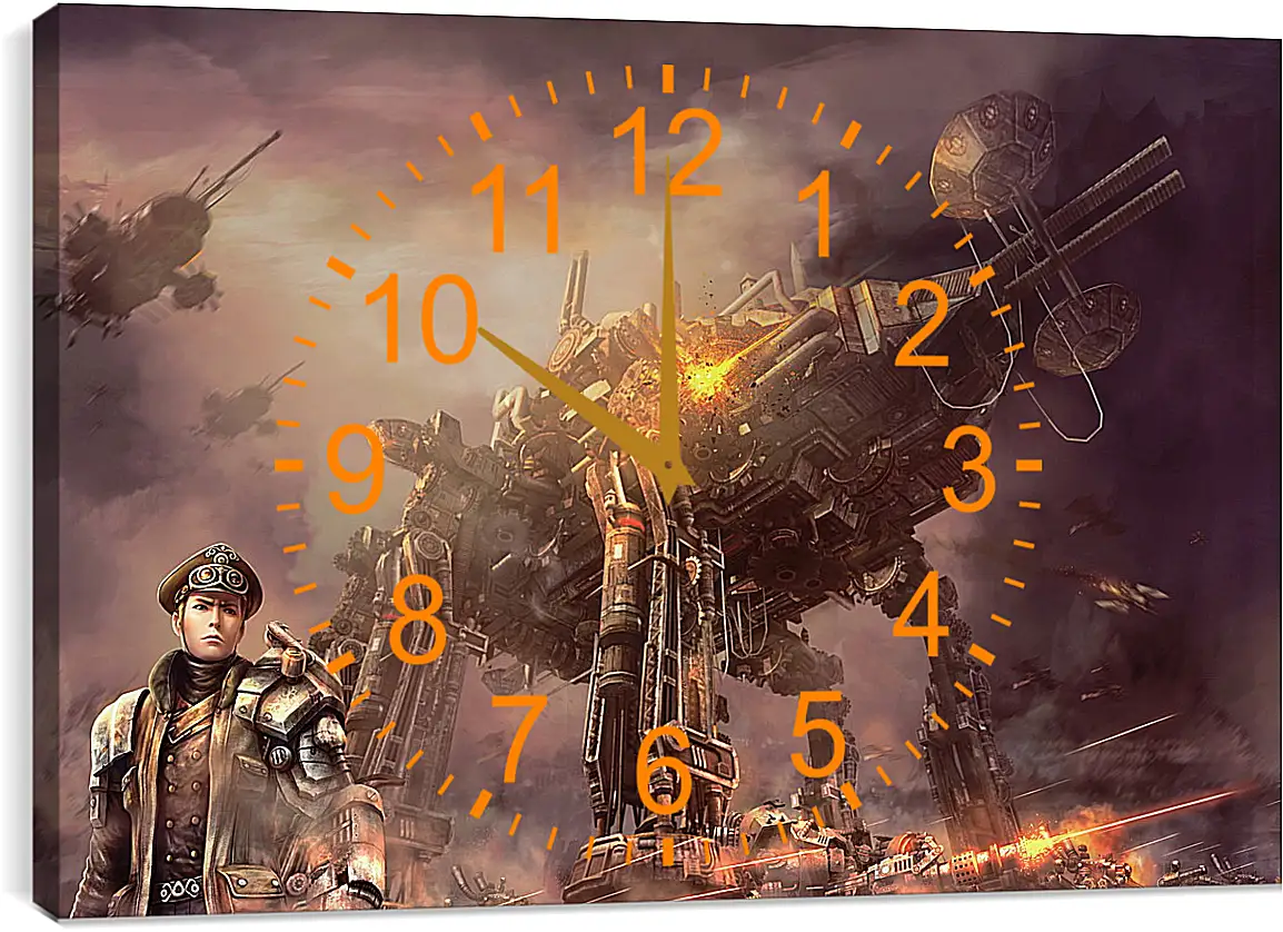 Часы картина - Black Gold Online

