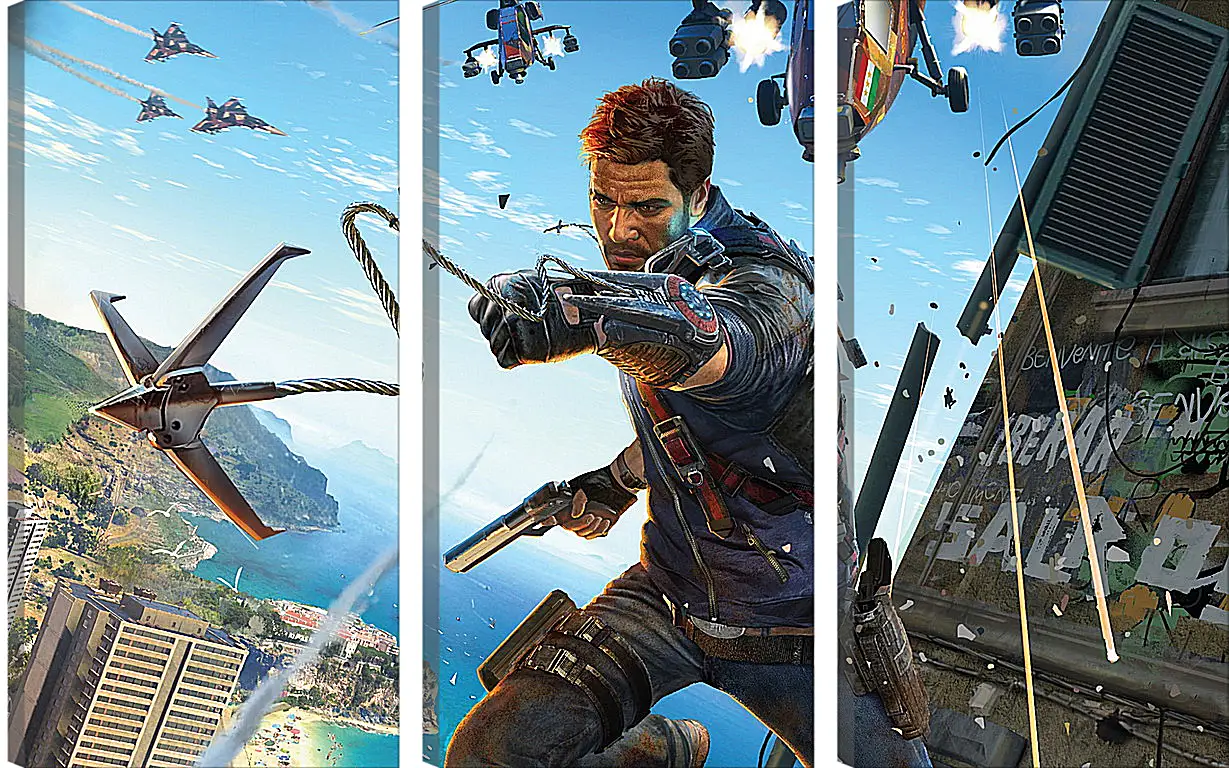 Модульная картина - Just Cause 3
