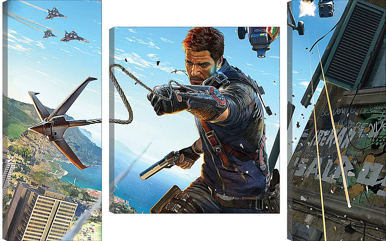 Модульная картина - Just Cause 3
