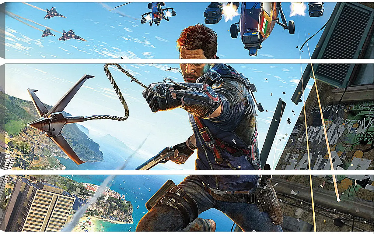 Модульная картина - Just Cause 3
