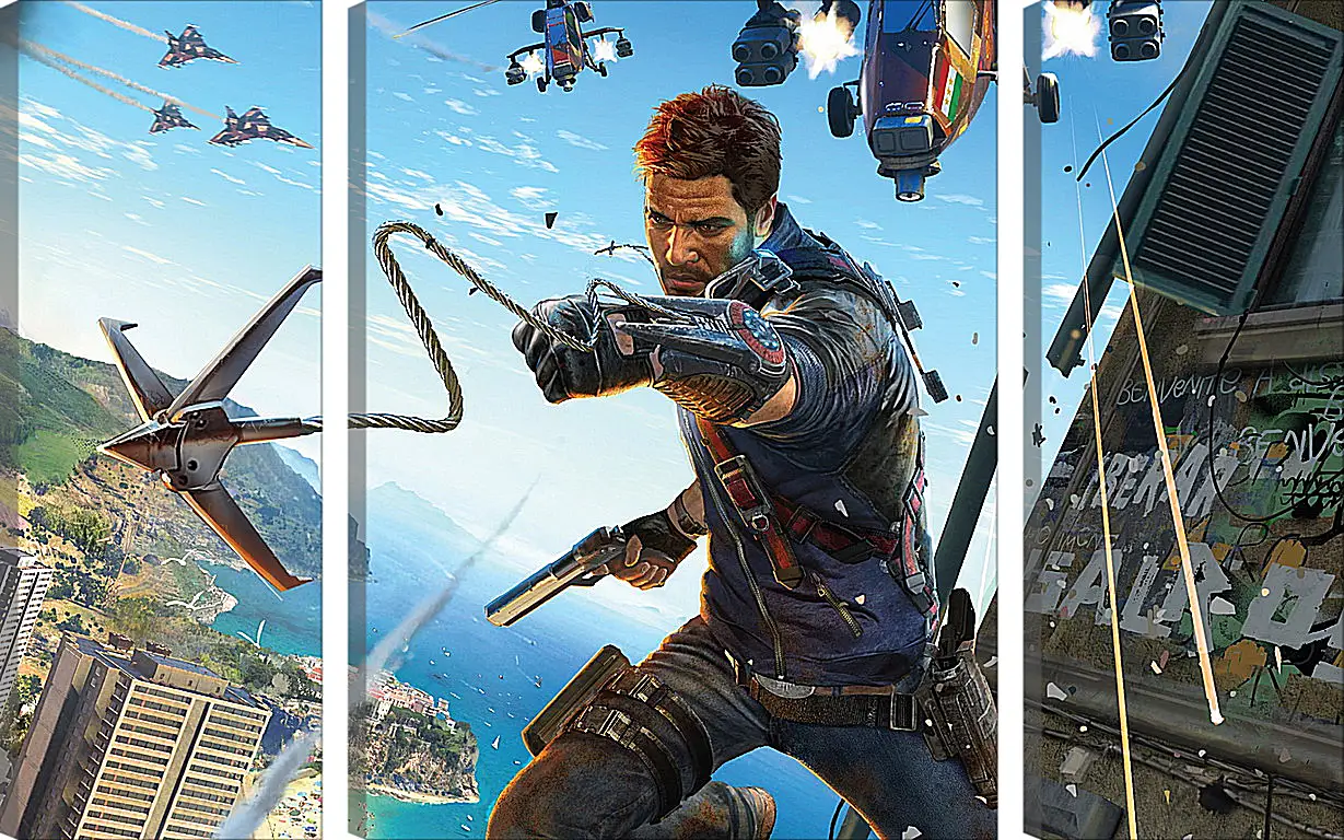 Модульная картина - Just Cause 3
