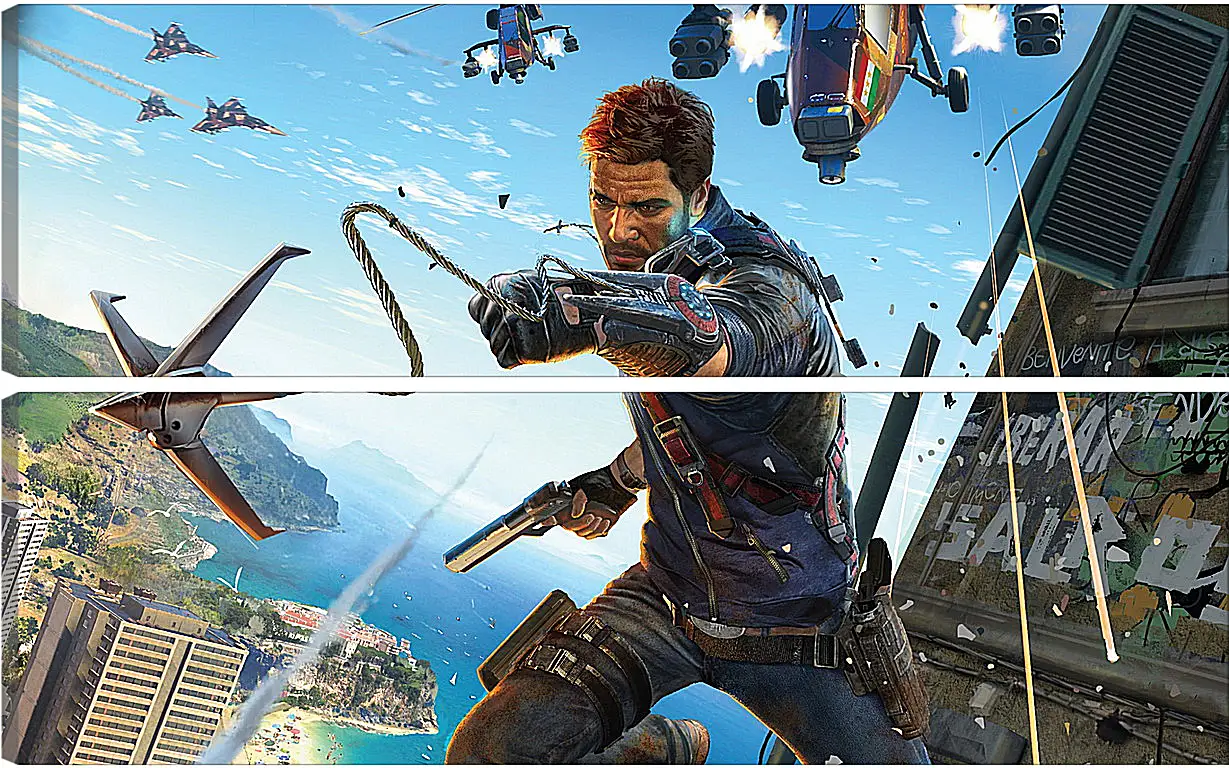 Модульная картина - Just Cause 3
