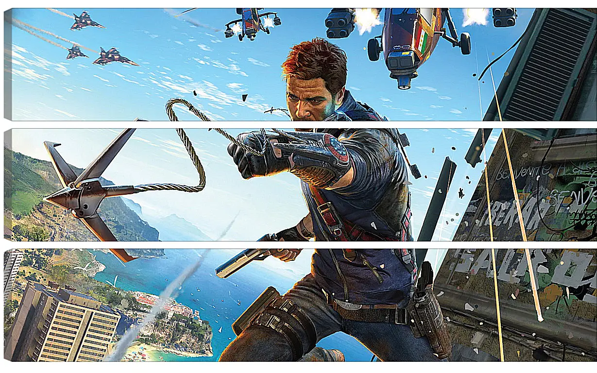 Модульная картина - Just Cause 3
