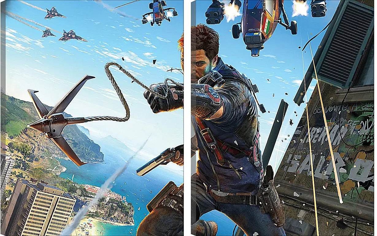 Модульная картина - Just Cause 3
