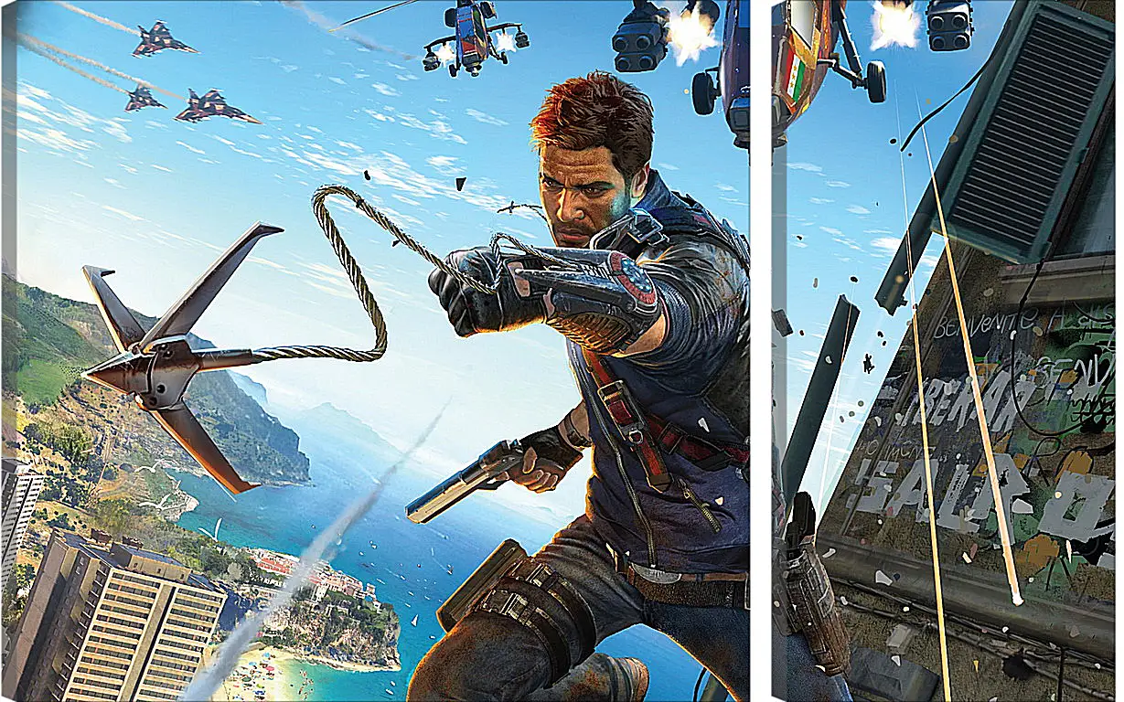 Модульная картина - Just Cause 3
