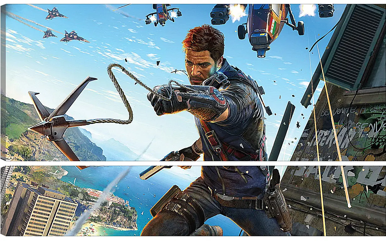 Модульная картина - Just Cause 3
