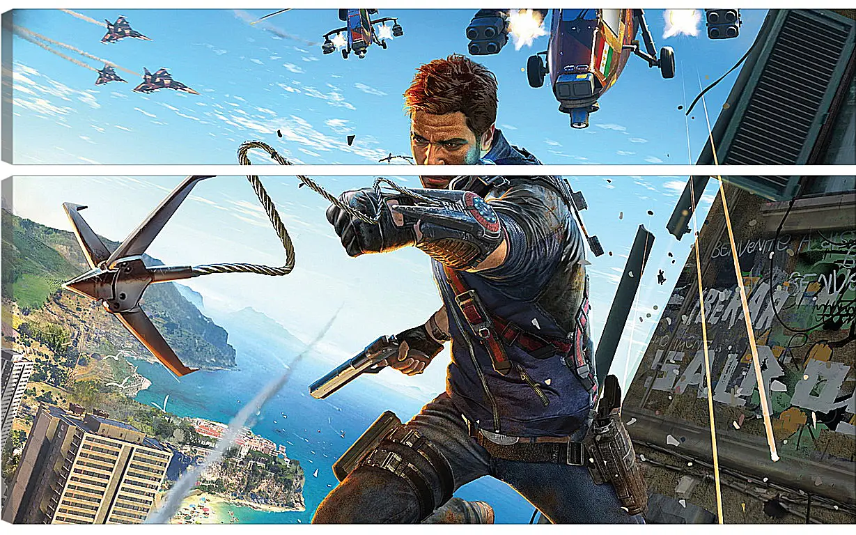 Модульная картина - Just Cause 3
