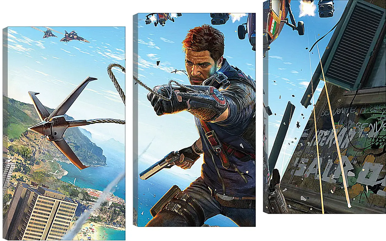 Модульная картина - Just Cause 3
