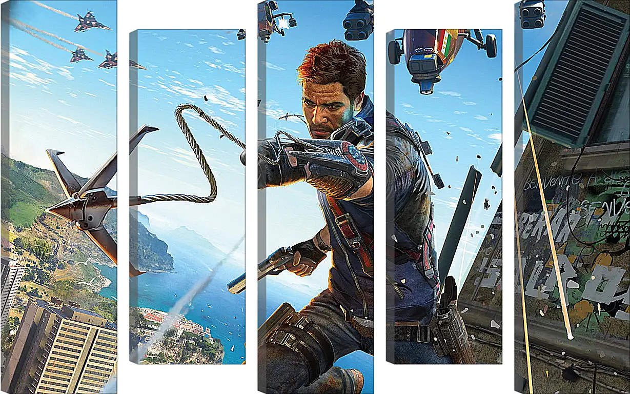 Модульная картина - Just Cause 3
