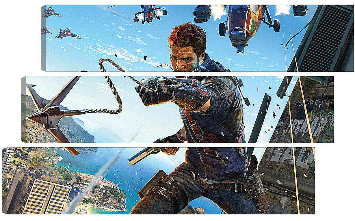 Модульная картина - Just Cause 3
