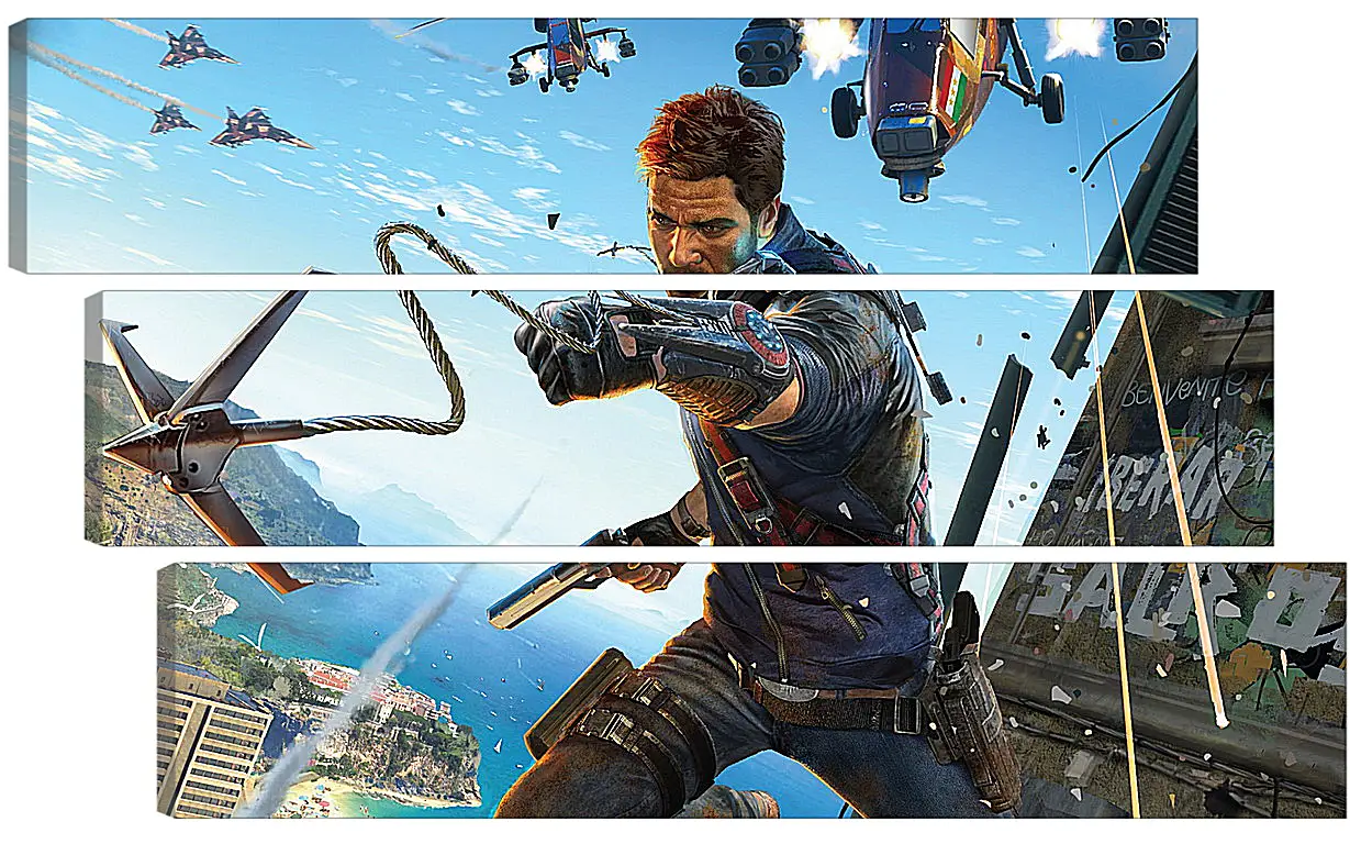 Модульная картина - Just Cause 3
