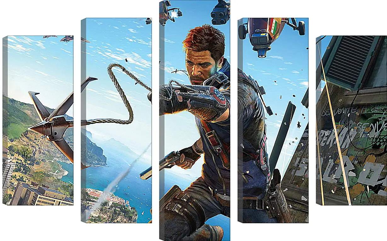 Модульная картина - Just Cause 3
