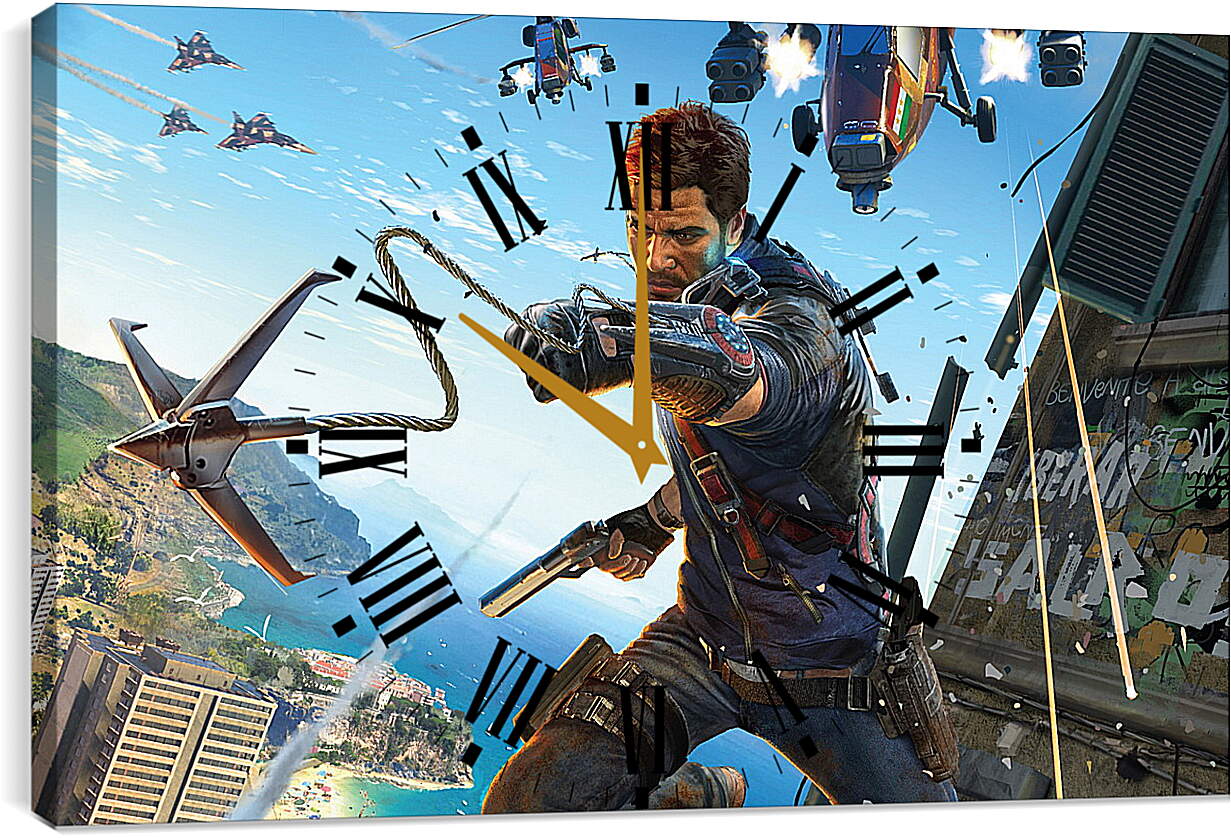 Часы картина - Just Cause 3
