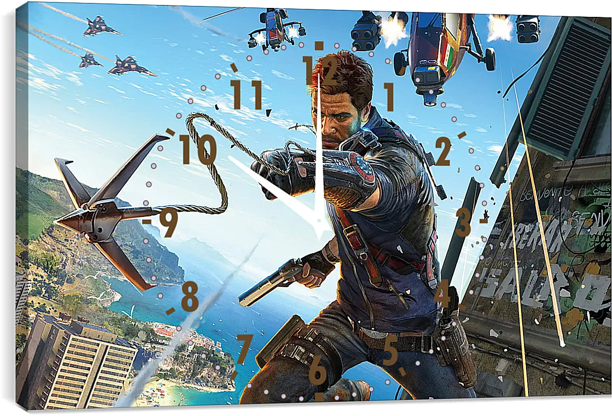 Часы картина - Just Cause 3
