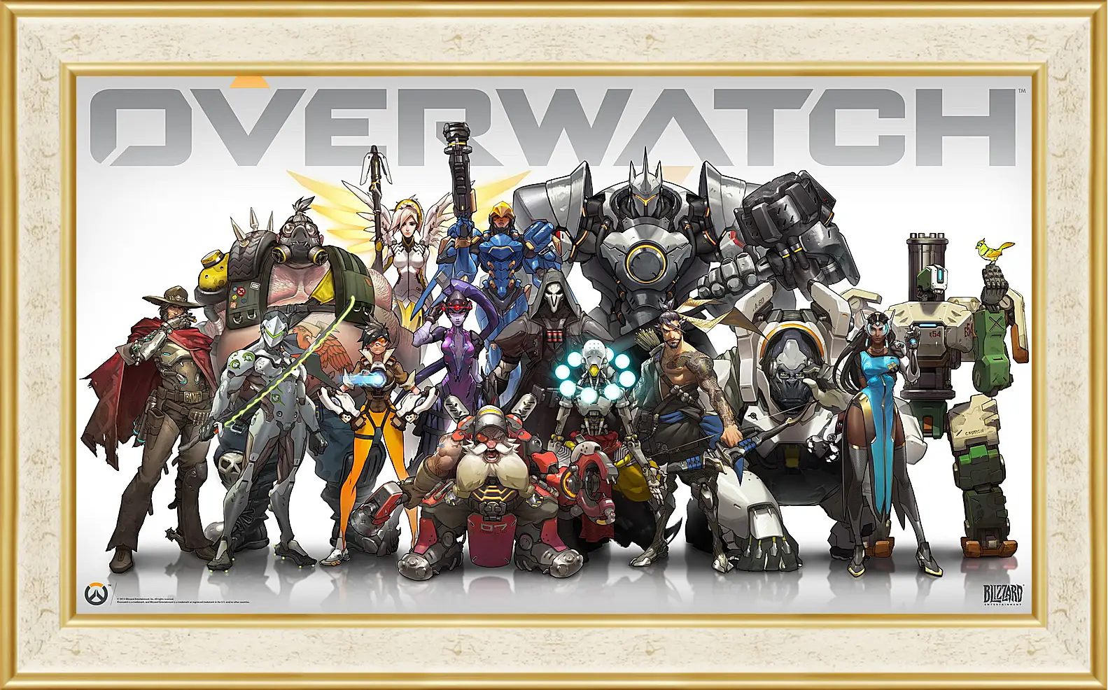 Картина в раме - Overwatch
